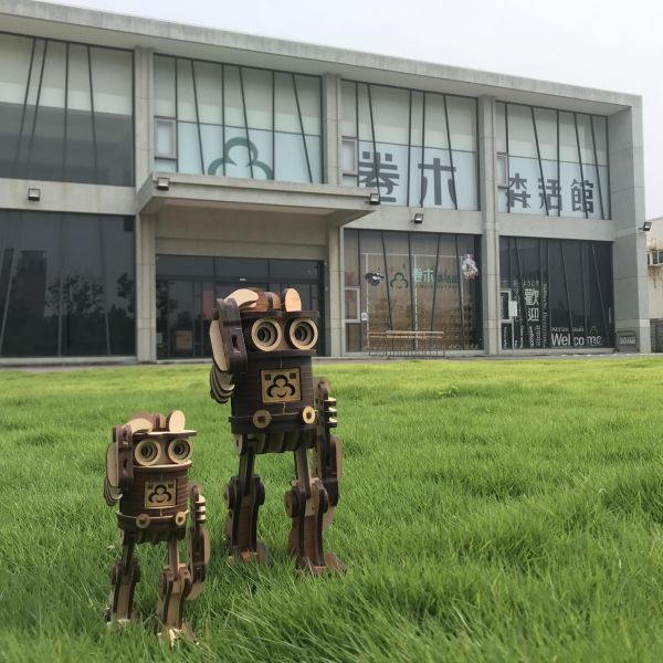 【全館現貨】【卷兒機器人公仔拼板】DIY 組裝 木製玩具 模型 動手做 兒童玩具 達人 