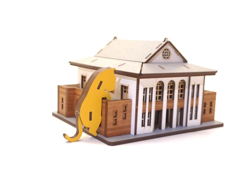 【現貨】收納盒 抽屜盒 木製收納 桌面收納 桌上小物 收納 文創禮品 創意置物盒 鹿港 公會堂 辦公室 