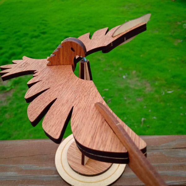 【現貨】卷木森活館【平衡老鷹】大展鴻圖 DIY 組裝 木製玩具 模型 動手做 兒童玩具 益智 科學玩具 桌遊 畢業禮物 