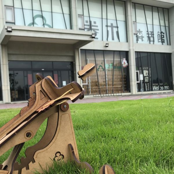 【全館現貨】卷木森活館【老鷹彈弓】DIY 組裝 木製玩具 模型 動手做 兒童玩具 玩具槍 