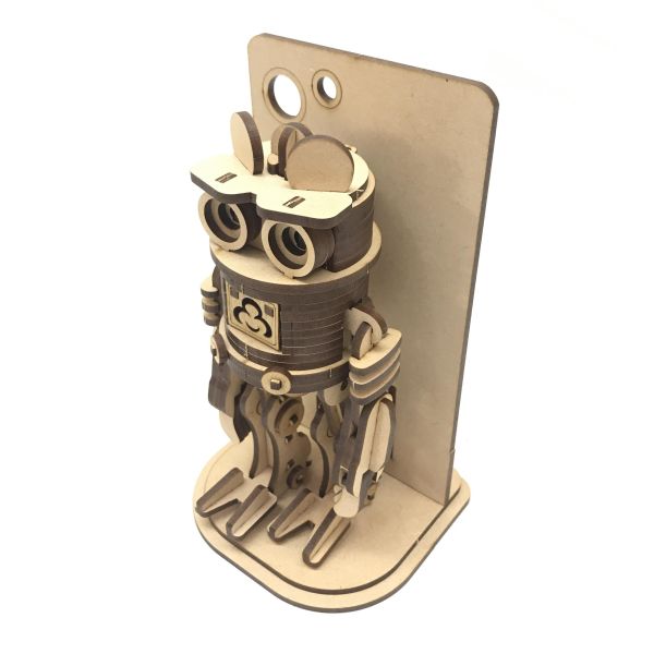 【全館現貨】【卷兒機器人公仔拼板】DIY 組裝 木製玩具 模型 動手做 兒童玩具 達人 