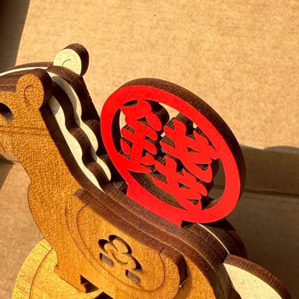 【馬年新品】馬上有置物座｜新年送禮首選｜可客製文字 名片架 送禮首選 年節禮物 伴手禮 客製化 木質 質感 辦公小物 