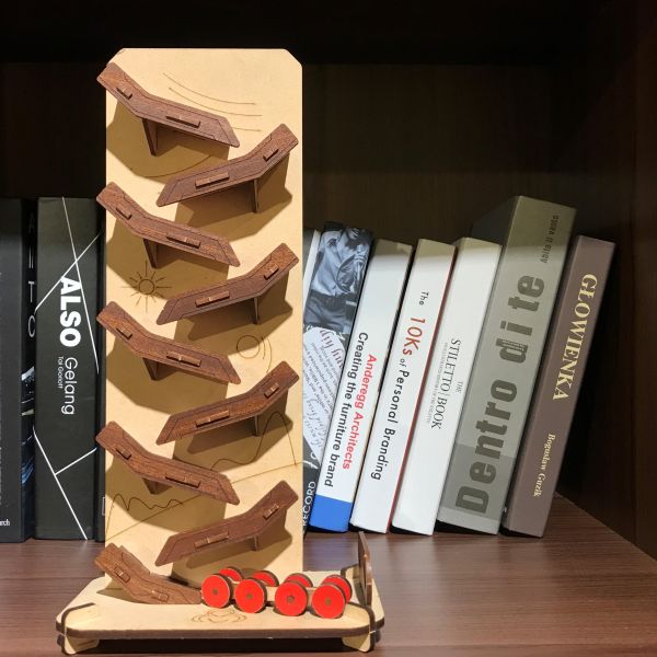 【全館現貨】卷木森活館【溜滑梯打擊樂】DIY 組裝 木製玩具 模型 動手做 兒童玩具 