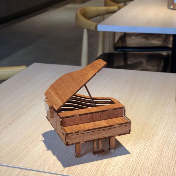 【全館現貨】卷木森活館【小鋼琴】DIY 組裝 木製玩具 模型 動手做 兒童玩具 辦公室 聖誕節 交換禮物 可愛 療癒 