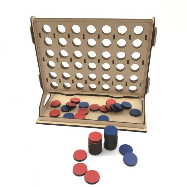 卷木 屏風式四子棋 