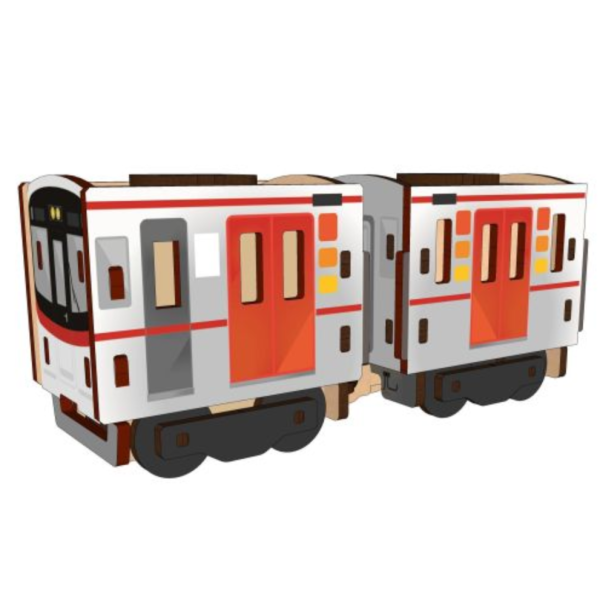 【阪神電車 1000】彰化 扇形車站 限定小火車組｜古蹟｜模型｜組裝｜diy 