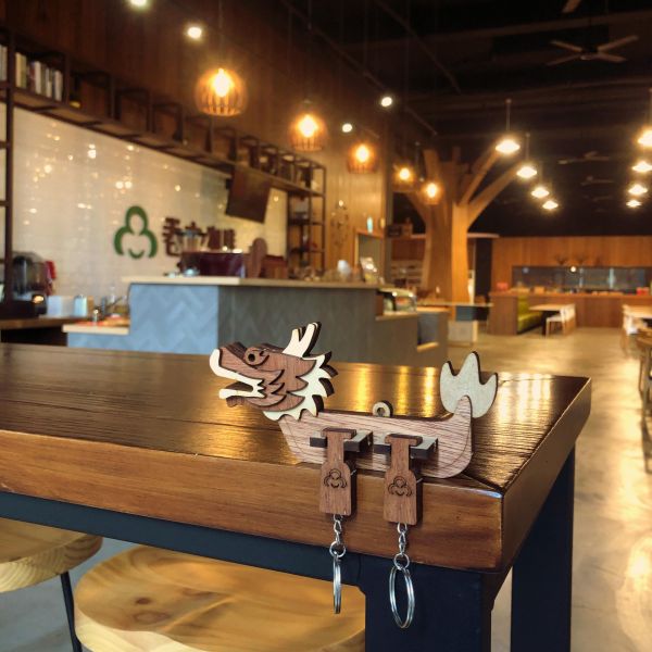 【全館現貨】龍舟造型 創意鑰匙圈 鑰匙架 DIY 組裝 端午節 送禮 壁掛鑰匙圈 龍舟鑰匙圈 鑰匙收納架 婚禮小物 