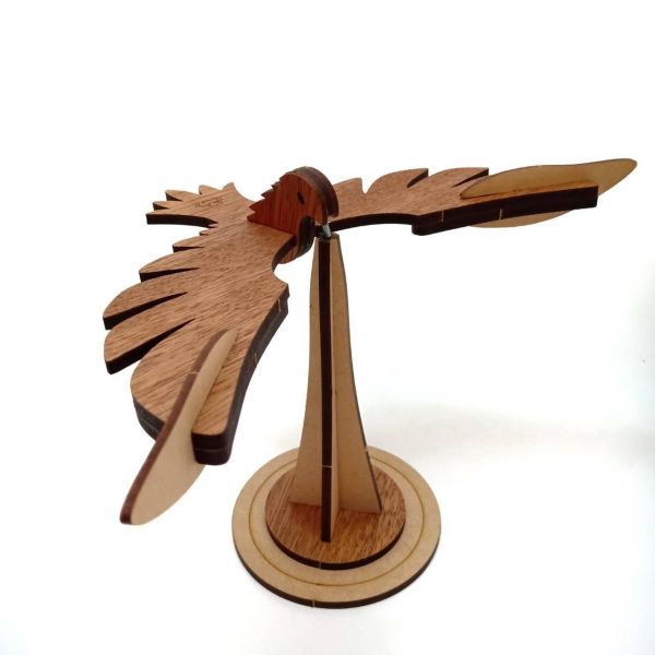 【現貨】卷木森活館【平衡老鷹】大展鴻圖 DIY 組裝 木製玩具 模型 動手做 兒童玩具 益智 科學玩具 桌遊 畢業禮物 