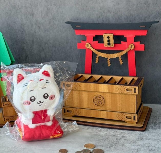 巨大化 | 鳥居 賽錢箱 存錢筒 | 公仔擺件 