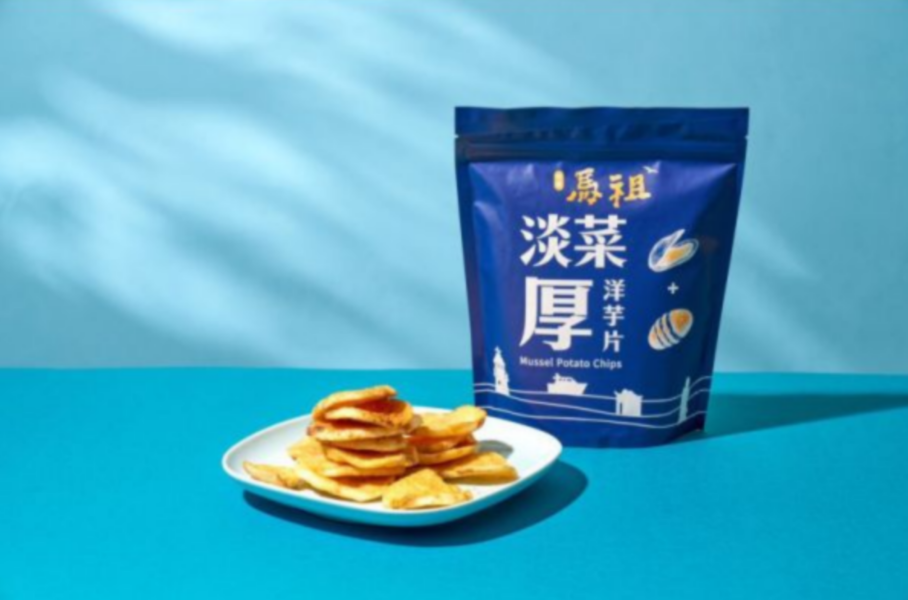 來自馬祖大海的味道︱淡菜厚洋芋片 馬祖淡菜洋芋片,馬祖伴手禮推薦,厚切洋芋片,淡菜零食,馬祖必買美食,海鮮口味零嘴,特色地區零食