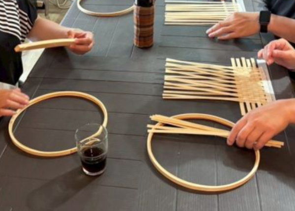 永續教育︱竹邊角料竹盤子 竹邊角料再利用,竹杯墊手作體驗,循環經濟教育課程,ESG 永續手作活動,永續材料設計,企業永續體驗方案,資源不浪費生活提案