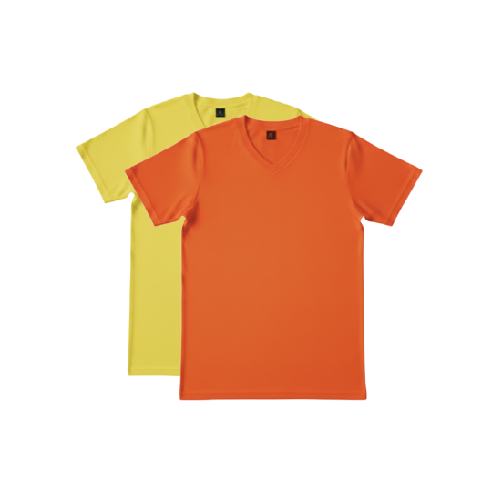 【V領】素T - 活力盛夏色系 純棉素T、素色T恤、100%純棉T恤、基本款T恤、純棉短袖、百搭T恤、情侶素T、素T推薦