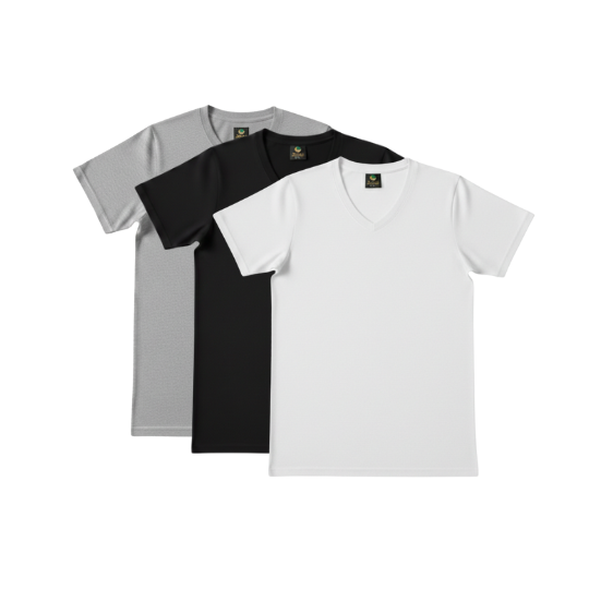 【V領】素T - 經典色系 純棉素T、素色T恤、100%純棉T恤、基本款T恤、純棉短袖、百搭T恤、情侶素T、素T推薦