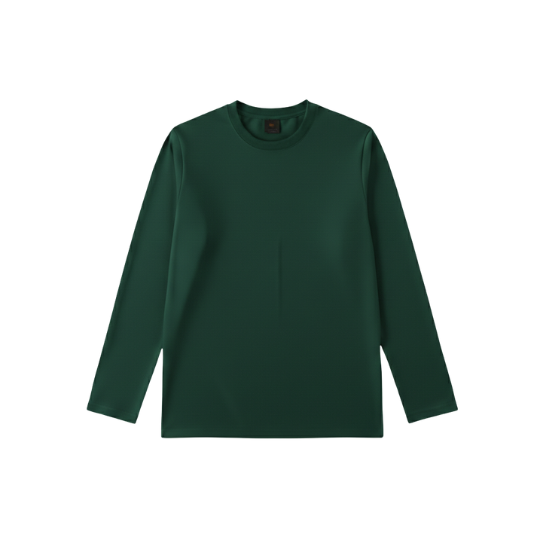 【圓領】長袖素T - 森林色系 純棉素T、素色T恤、100%純棉T恤、基本款T恤、純棉短袖、百搭T恤、情侶素T、素T推薦