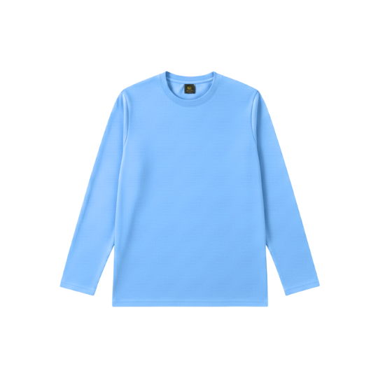 【圓領】長袖素T - 海洋色系 純棉素T、素色T恤、100%純棉T恤、基本款T恤、純棉短袖、百搭T恤、情侶素T、素T推薦