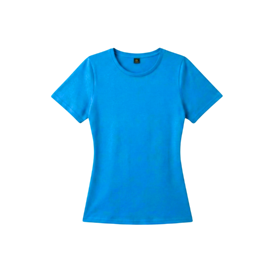 【圓領】女版素T - 海藍色系 女生素T,女版圓領T,重磅不透色,顯瘦短袖,百搭白T,黑灰白,純棉女裝,極簡穿搭