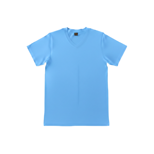 【V領】素T - 海洋色系 純棉素T、素色T恤、100%純棉T恤、基本款T恤、純棉短袖、百搭T恤、情侶素T、素T推薦