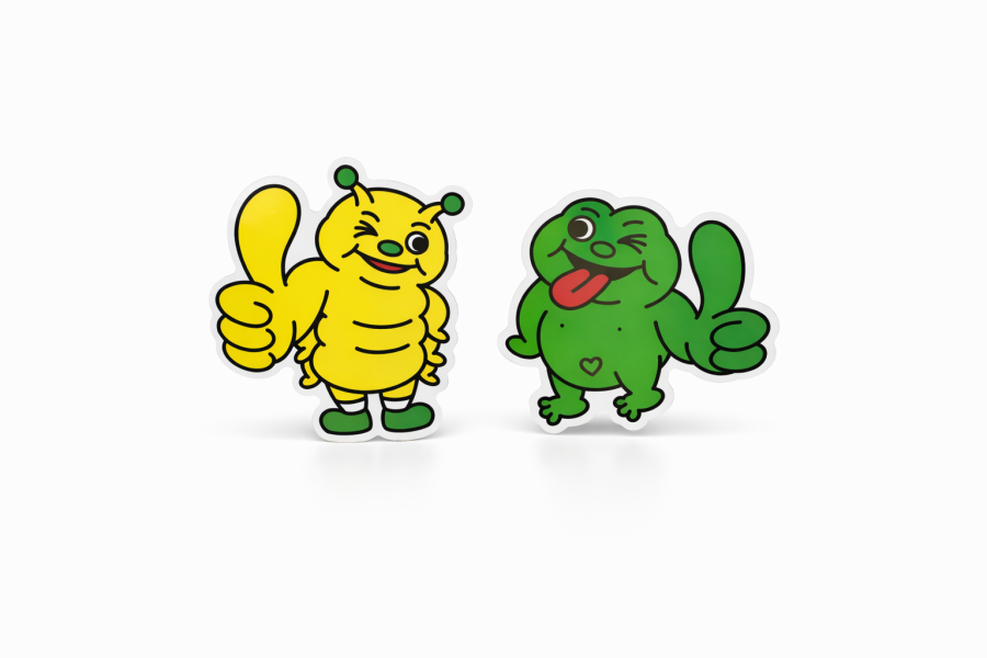 不明生物俱樂部｜角色貼紙包 不明生物俱樂部, Creature Collectors Club, 貼紙包, 插畫貼紙, 角色貼紙, 原創貼紙, 手帳貼紙, 可愛怪奇, 周邊商品