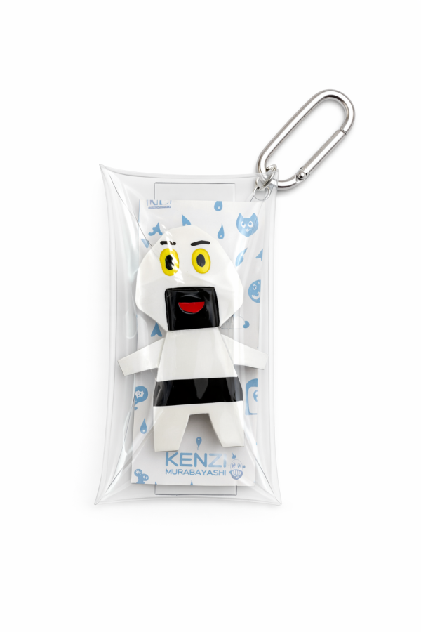 木雕公仔掛件｜KENZI Kenzi Murabayashi, 公仔掛件, 鑰匙圈公仔, 木雕掛件, 迷你公仔, 幾何角色, low poly toy, 設計師玩具, art toy 日本, 隨身掛件, 包包吊飾, 收藏公仔, 可愛角色