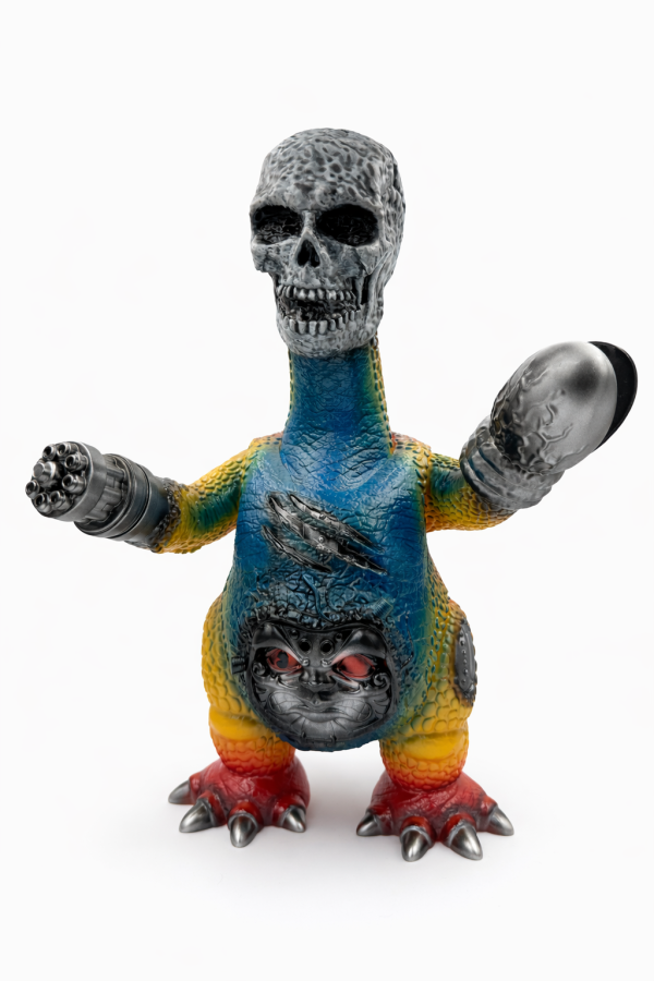 Dokuroju／ドクロ銃｜Vega Relics／ベガの遺物 Vega Relics
ベガの遺物
Dokuroju
ドクロ銃
骷髏怪獸
達摩怪獸
Kaiju
Sofubi 軟膠
藝術軟膠公仔
義大利設計師公仔
骷髏公仔
國際藝術玩具
限量怪獸