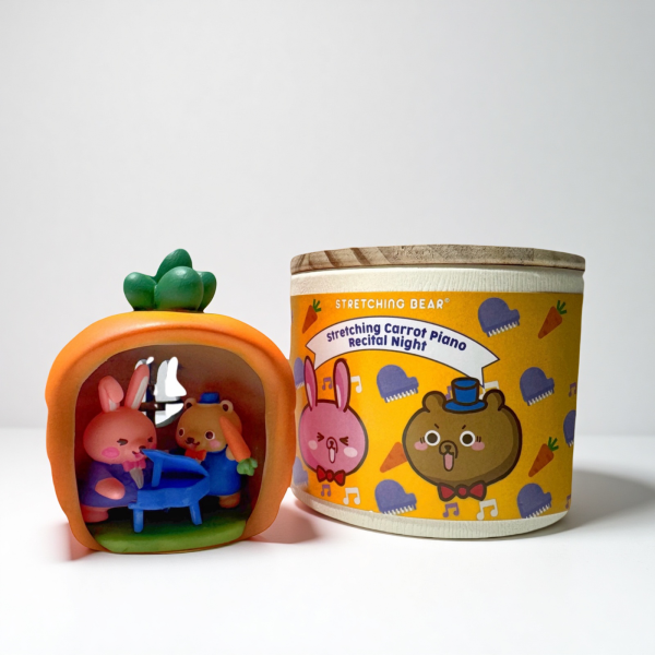 紅蘿蔔鋼琴演奏之夜 紅蘿蔔公仔
鋼琴公仔
音樂場景
療癒擺飾
童話風
可愛動物公仔
設計師公仔
原創設計
藝術玩具
桌上擺飾
收藏公仔
送禮推薦
stretching_bear
拉筋熊