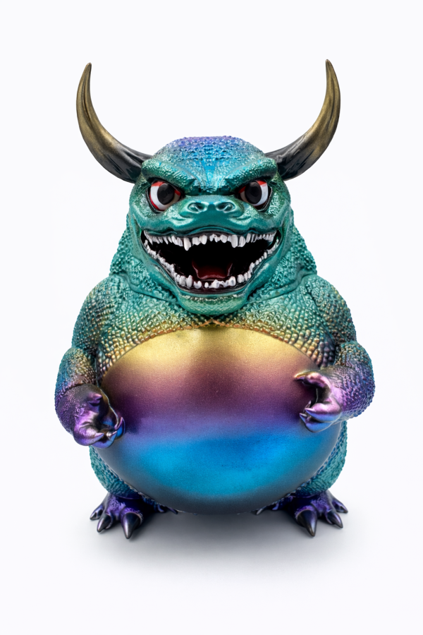 Vega Relics 小惡魔 小惡魔, Vega Relics, ベガの遺物, sofubi, 傳統軟膠, 怪物公仔, 設計師玩具, 藝術玩具, 軟膠收藏, 義大利設計師, sofubi toy