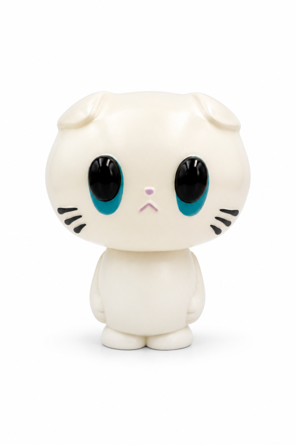 flune芙露內貓咪｜白色 台灣限定 Flune Shop, フルネ, 芙露內貓咪, フルネネコ, Charmy Chan, 日本設計玩具, 日本藝術玩具, Designer Toy, Art Toy, 台灣限定, 茄芷袋, 小籠包公仔, 貓咪公仔, 日本收藏玩具, 軟膠玩具, Sofubi, 台日聯名, 限定公仔, Flune Shop Taiwan Exclusive, Space3 Store