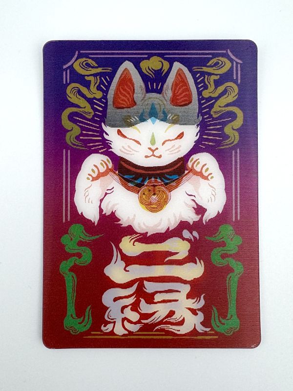 幻狐舍｜妖怪小卡系列 幻狐舍妖怪護符小卡系列,以日系妖怪與幻獸為主題,打造可收藏的護符小卡。每張卡片皆代表不同守護意象,適合收藏、交換或搭配護符商品使用,是喜愛妖怪文化與插畫風格不可錯過的系列。