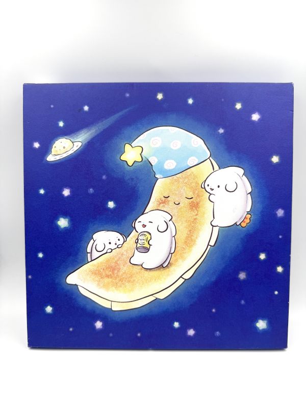 餃子のちゃおさん｜療癒餃子插畫小畫布 日本插畫, 餃子, 餃子角色, 療癒插畫, 日系可愛, 插畫畫布, 居家擺飾, 桌上小物, 送禮推薦