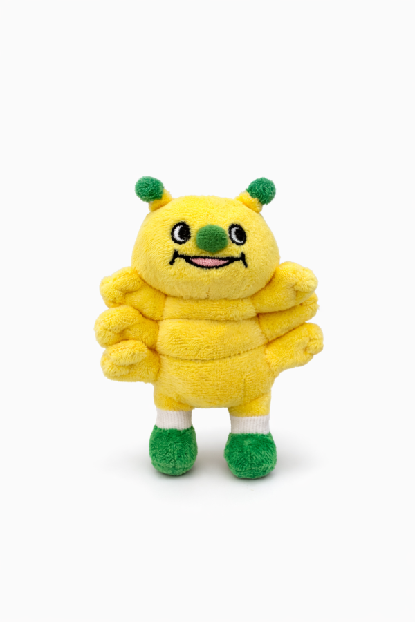 毛毛蟲娃娃吊飾 毛毛蟲吊飾, 絨毛吊飾, Creature Collectors Club, 不明生物, 可愛吊飾, 包包掛件, 鑰匙圈, 療癒系公仔, 娃娃吊飾, 軟萌公仔, art toy 周邊, 收藏吊飾