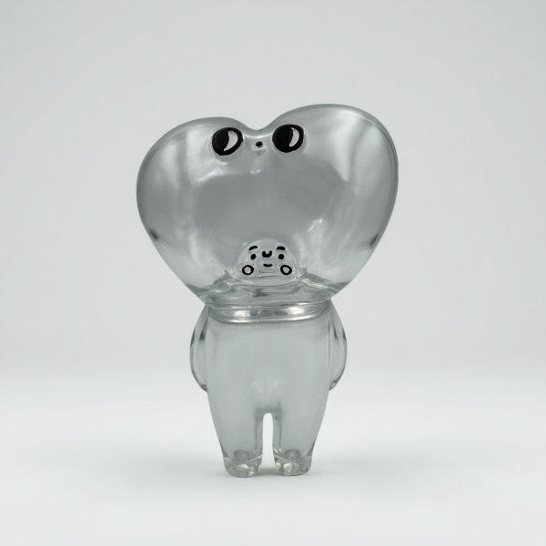 杜波淇｜心心頭 公仔 心心頭、公仔、愛心公仔、設計師玩具、潮流玩具、藝術玩具、收藏玩具、桌上擺飾、療癒公仔、透明公仔、夜光公仔、送禮推薦