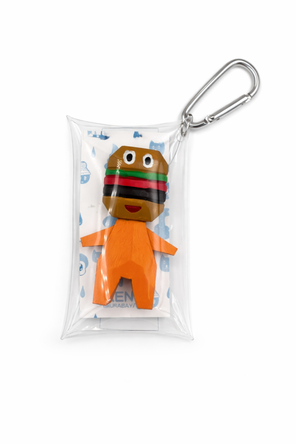 木雕公仔掛件｜KENZI Kenzi Murabayashi, 公仔掛件, 鑰匙圈公仔, 木雕掛件, 迷你公仔, 幾何角色, low poly toy, 設計師玩具, art toy 日本, 隨身掛件, 包包吊飾, 收藏公仔, 可愛角色