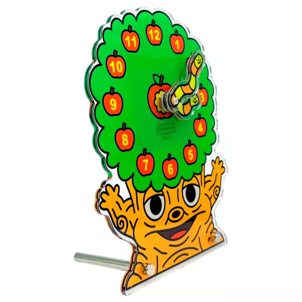 蘋果樹時鐘｜不明生物俱樂部 蘋果樹時鐘, 設計時鐘, 擺飾時鐘, 插畫時鐘, 造型時鐘, 選物擺飾, Creature Collectors Club, 不明生物俱樂部, 原創設計, 居家裝飾, 設計禮物