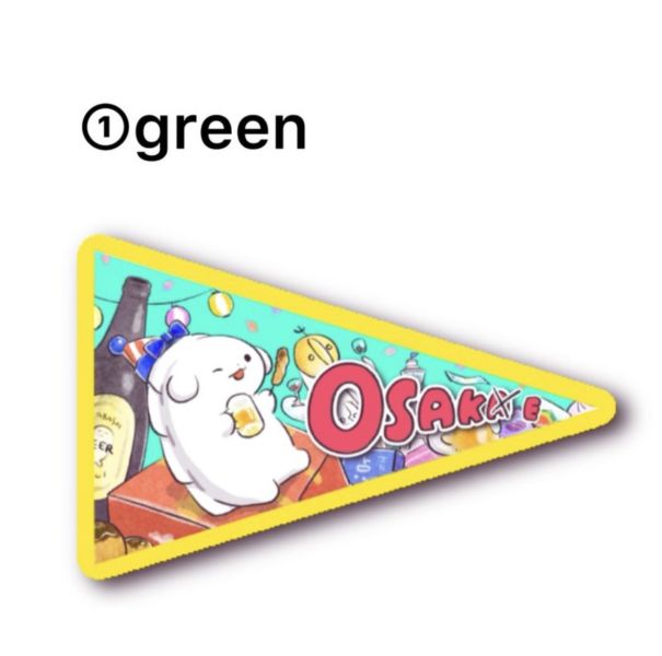 餃子のちゃおさん｜餃子居酒屋 三角磁鐵 餃子のちゃおさん原創插畫,餃子在居酒屋喝酒的歡樂場景,做成三角造型磁鐵。三色可選,適合冰箱、白板、辦公室使用,也是送禮的可愛小物。