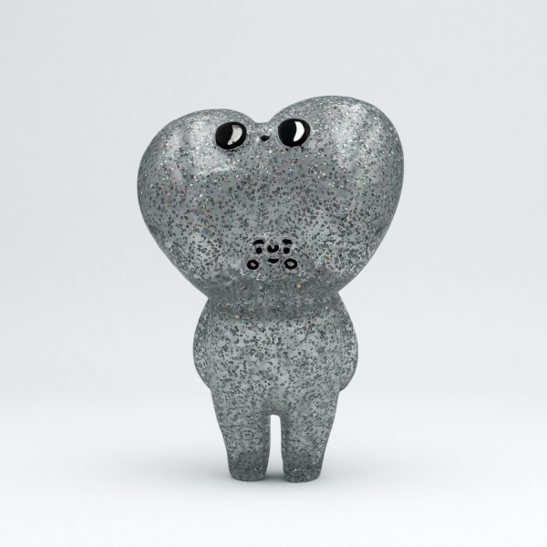 杜波淇｜心心頭 公仔 心心頭、公仔、愛心公仔、設計師玩具、潮流玩具、藝術玩具、收藏玩具、桌上擺飾、療癒公仔、透明公仔、夜光公仔、送禮推薦