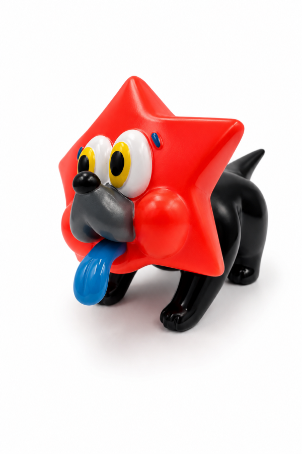 星碎小狗｜直角少年 直角少年, RIGHT ANGLE, 星碎小狗, Star Shard Dog, 設計師玩具, Art Toy, Sofubi, 軟膠公仔, 軟膠玩具, 原創角色, 收藏公仔, 限定配色, 台灣設計師, Vinyl Toy, 潮流玩具, 星星小狗, 狗狗公仔, 藝術玩具, 公仔收藏, SPACE3