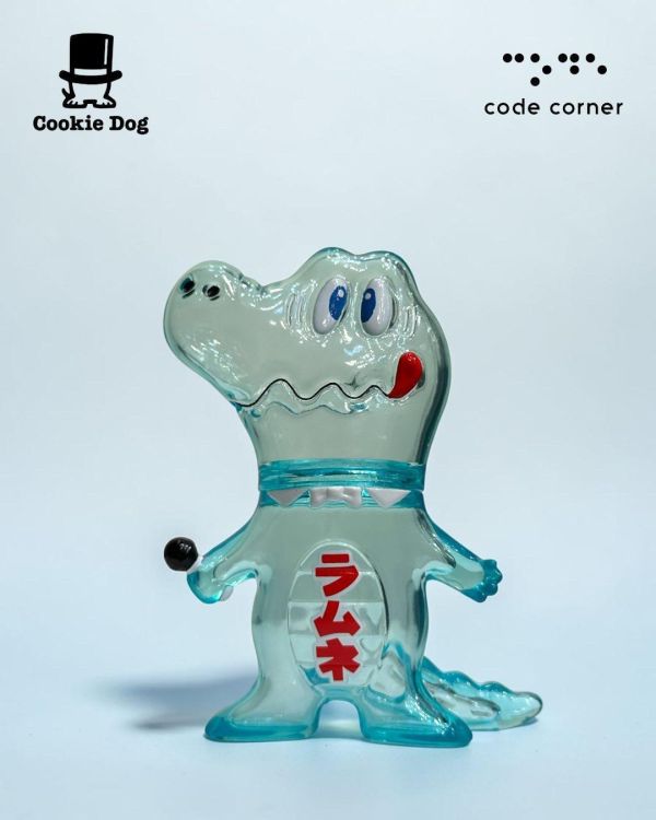 Coco 彈珠汽水色 ｜ cookie dog x code corner聯名 Cookie Dog, Code Corner, Cookie Dog x Code Corner, Coco Ramune Ver, Coco 彈珠汽水色, Ramune Ver, Sofubi, Soft Vinyl, 軟膠玩具, 設計師玩具, Art Toy, Designer Toy, 香港設計師玩具, 收藏玩具, 透明軟膠, Ramune Toy, Coco Sofubi, 限定軟膠,