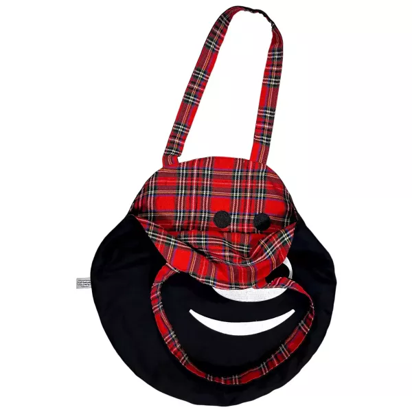 雙面太陽手提袋｜不明生物俱樂部 雙面手提袋, 太陽手提袋, 設計師包款, 選物包, 插畫手提袋, 圓形手提袋, Creature Collectors Club, 不明生物俱樂部, 原創設計包, 日常手提包, 角色設計包