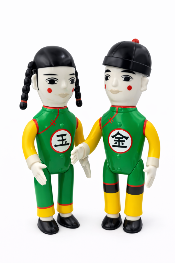 金童玉女 Gold Boy & Jade Girl Sofubi Happy Sofubi
邪膠
金童玉女
Gold Boy Jade Girl
香港設計師玩具
香港藝術玩具
Sofubi
搪膠玩具
Art Toy
潮流玩具
收藏玩具
東方文化藝術玩具