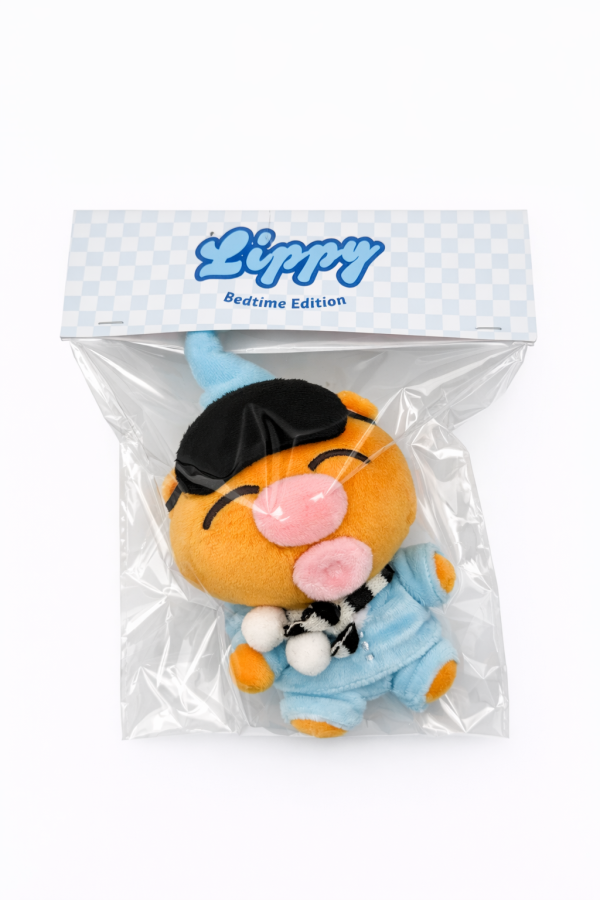 Lippy Plush Toy 厚嘴人毛公仔｜Have a good night Lippy, 厚嘴人, Lippy Plush Toy, Have a good night, 香港設計玩具, 毛公仔, 療癒系玩具, 原創角色, 設計師玩具, Bedtime Edition