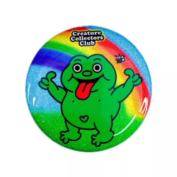 不明生物俱樂部｜角色插畫徽章 不明生物俱樂部, Creature Collectors Club, 插畫徽章, 角色徽章, 可愛徽章, 插畫周邊, 原創設計, 怪奇風格, 徽章收藏, 包包配件