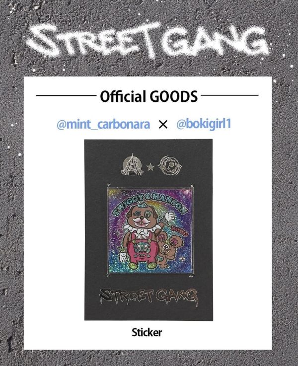 A.M.F x BOKI。聯名貼紙 A.M.F
mint carbonara
BOKI
設計師聯名
聯名貼紙
街頭玩具
sofubi 文化
原創角色
設計師玩具周邊
藝術家官方商品
STREET GANG