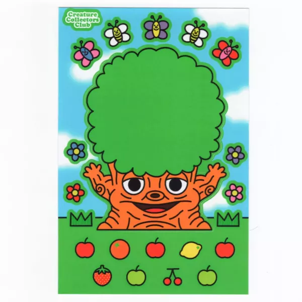 A6 貼紙｜不明生物俱樂部 A6 貼紙, 插畫貼紙, 設計貼紙, 角色貼紙, 文具小物, 手帳貼紙, Creature Collectors Club, 不明生物俱樂部, 原創插畫, 選物文具, 禮物貼紙