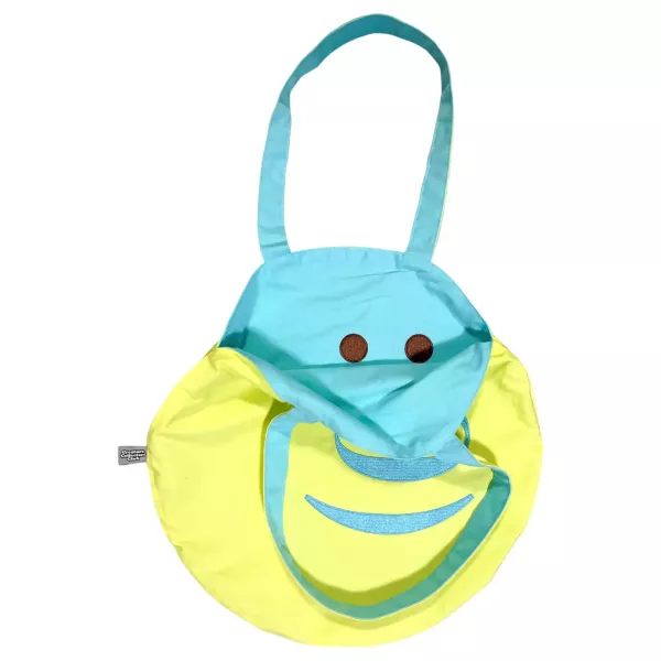 雙面太陽手提袋｜不明生物俱樂部 雙面手提袋, 太陽手提袋, 設計師包款, 選物包, 插畫手提袋, 圓形手提袋, Creature Collectors Club, 不明生物俱樂部, 原創設計包, 日常手提包, 角色設計包