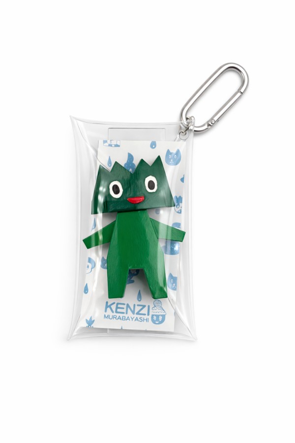 木雕公仔掛件｜KENZI Kenzi Murabayashi, 公仔掛件, 鑰匙圈公仔, 木雕掛件, 迷你公仔, 幾何角色, low poly toy, 設計師玩具, art toy 日本, 隨身掛件, 包包吊飾, 收藏公仔, 可愛角色