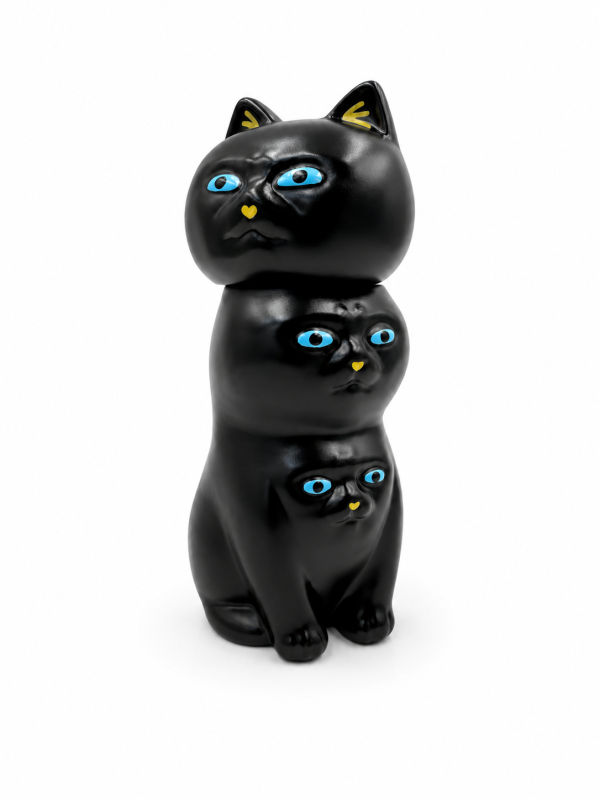 美術數膠｜三層貓貓 三層貓貓, 美術數膠, Fine Art Digital Plastic, 藝術玩具, 設計師玩具, 公仔收藏, 貓公仔, 台灣藝術玩具, 潮流玩具, 軟膠玩具