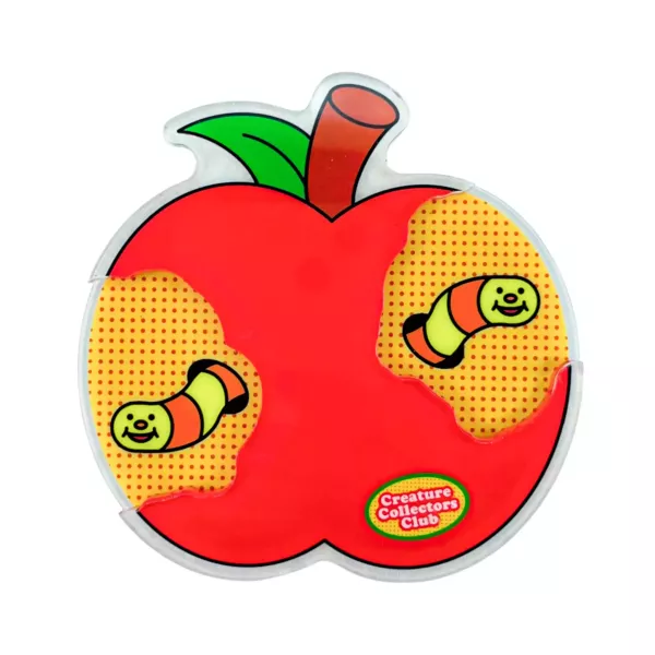 蘋果磁性鑰匙扣｜不明生物俱樂部 蘋果磁性鑰匙扣, 磁吸鑰匙圈, 設計鑰匙扣, 插畫鑰匙圈, 創意小物, 選物禮物, Creature Collectors Club, 不明生物俱樂部, 原創設計, 特色鑰匙圈, 禮物推薦
