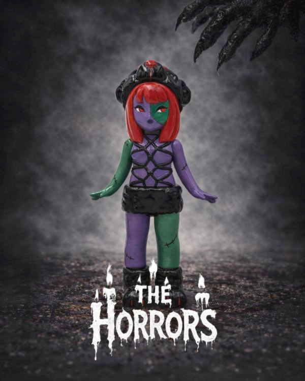 THE HORRORS展場限定zombie puppy(隨機） THE HORRORS、恐怖公仔、限定色、sofubi、設計師玩具、art toy、black hum0ur、Space3、收藏玩具、隱藏版、限量發售、恐怖風格、公仔收藏