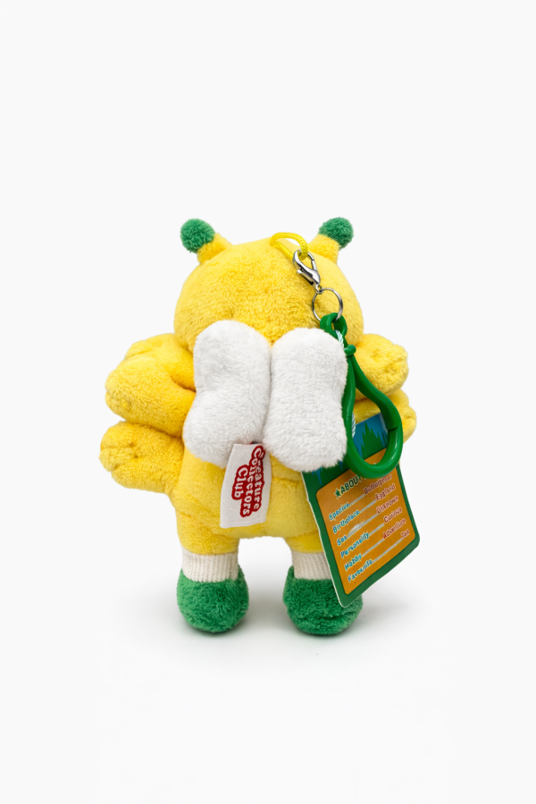 毛毛蟲娃娃吊飾 毛毛蟲吊飾, 絨毛吊飾, Creature Collectors Club, 不明生物, 可愛吊飾, 包包掛件, 鑰匙圈, 療癒系公仔, 娃娃吊飾, 軟萌公仔, art toy 周邊, 收藏吊飾