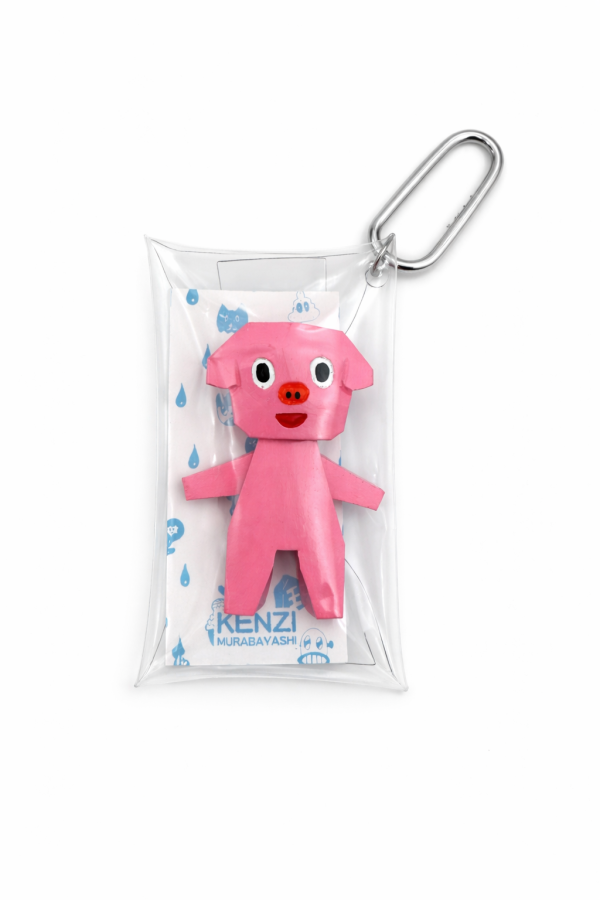 木雕公仔掛件｜KENZI Kenzi Murabayashi, 公仔掛件, 鑰匙圈公仔, 木雕掛件, 迷你公仔, 幾何角色, low poly toy, 設計師玩具, art toy 日本, 隨身掛件, 包包吊飾, 收藏公仔, 可愛角色